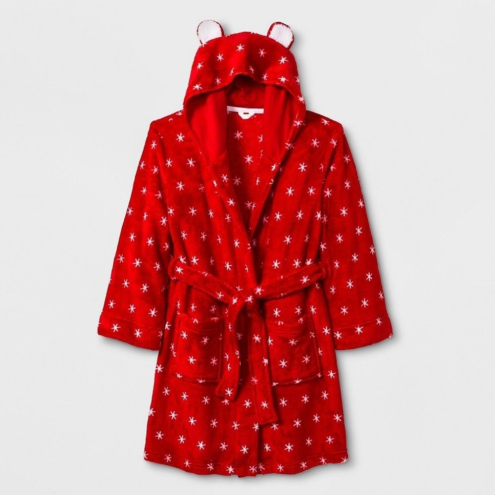 [Small] Cat & Jack - Hooded Snowflake Robe - Picture 2 of 2